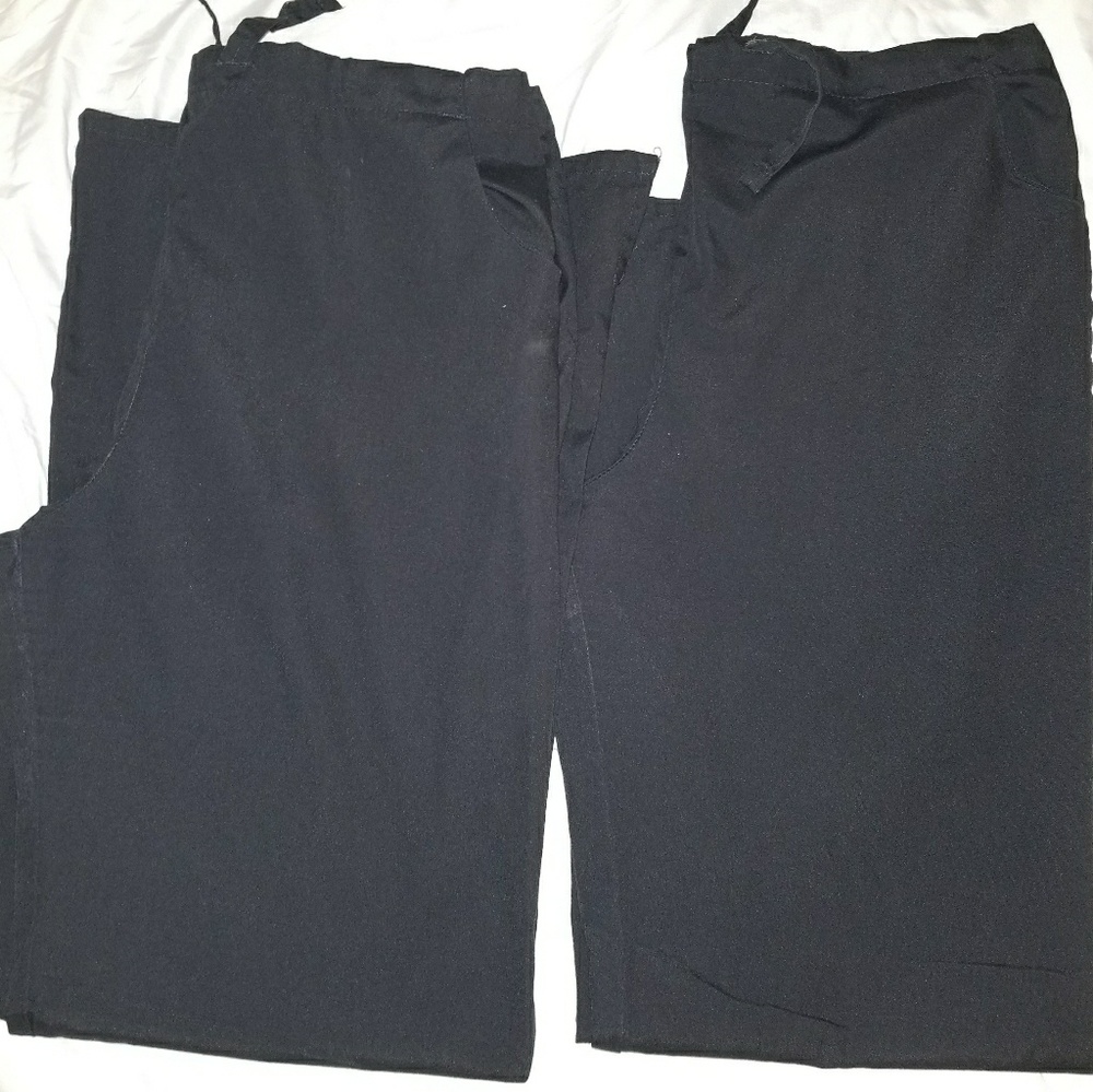 EUC BLACK MEDIUM Jasco SCRUB BOTTOMS